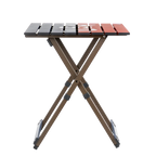 Portable Staging Compact Camp Table 20 - USA Anniversary Deluxe - Choice 757 - Portable Camping Table with Heat-Resistant Countertop Detail