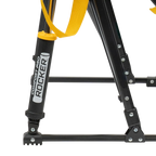 Premium All-Weather College Comfort Pro Rocker - Iowa Hawkeyes - Choice 249 - RoadTrip Rocker Smooth Motion Camp Chair Detail