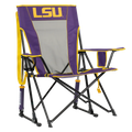 Premium All-Weather College Comfort Pro Rocker - LSU Tigers - Choice 880 - Patented Spring-Action Rocking Chair for Camping - Default Title