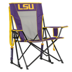 Premium All-Weather College Comfort Pro Rocker - LSU Tigers - Choice 880 - Patented Spring-Action Rocking Chair for Camping - Default Title