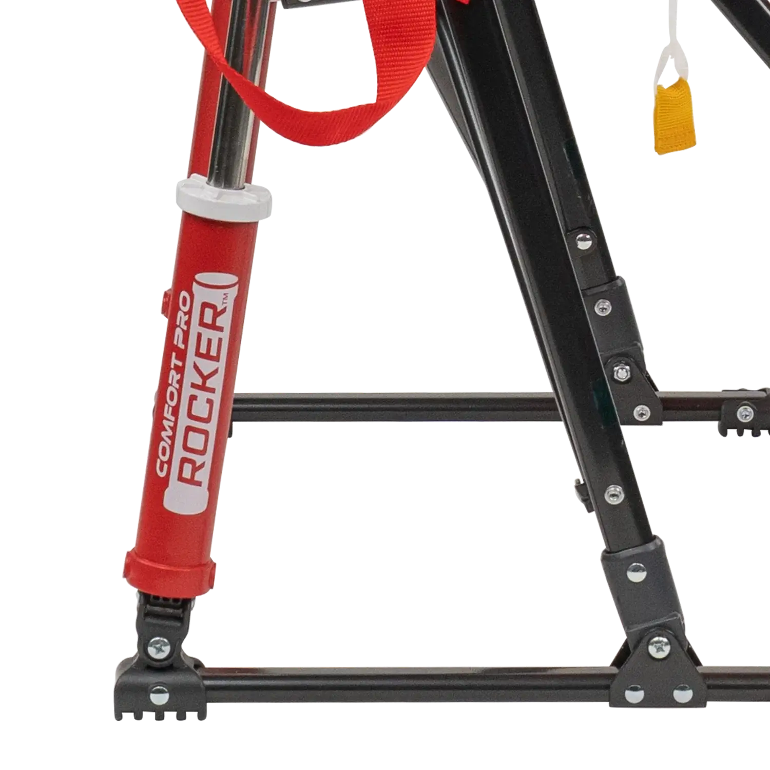 Smooth Motion College Comfort Pro Rocker - Nebraska Cornhuskers - Choice 161 - Heavy-Duty Kickback Rocker with Beverage Holder Detail