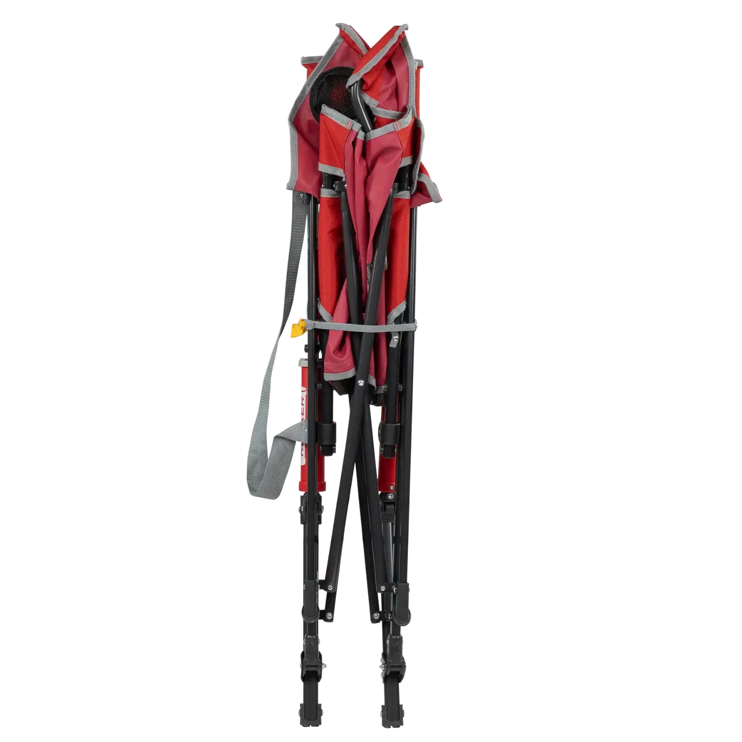 Patented Spring-Action College Comfort Pro Rocker - Ohio State Buckeyes - Choice 676 - Freestyle Rocker Portable Outdoor Folding Chair Detail
