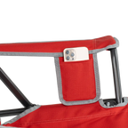 Patented Spring-Action College Comfort Pro Rocker - Ohio State Buckeyes - Choice 676 - Freestyle Rocker Portable Outdoor Folding Chair Detail
