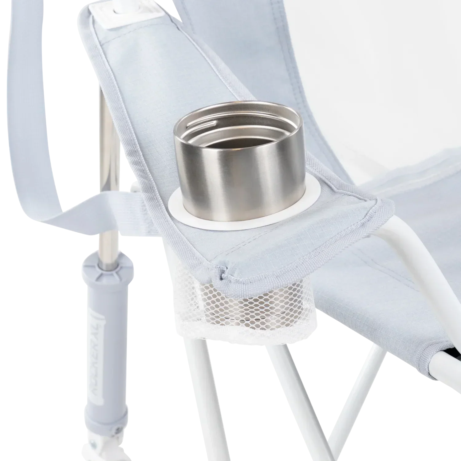Smooth Motion Comfort Pro Rocker XL - Choice 107 - Heavy-Duty Kickback Rocker with Beverage Holder Detail