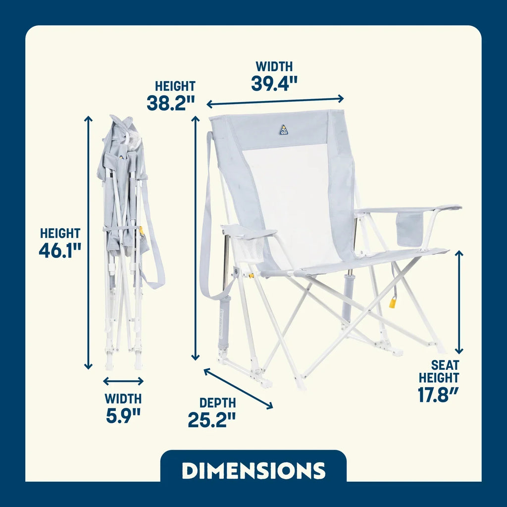 Smooth Motion Comfort Pro Rocker XL - Choice 107 - Heavy-Duty Kickback Rocker with Beverage Holder Detail