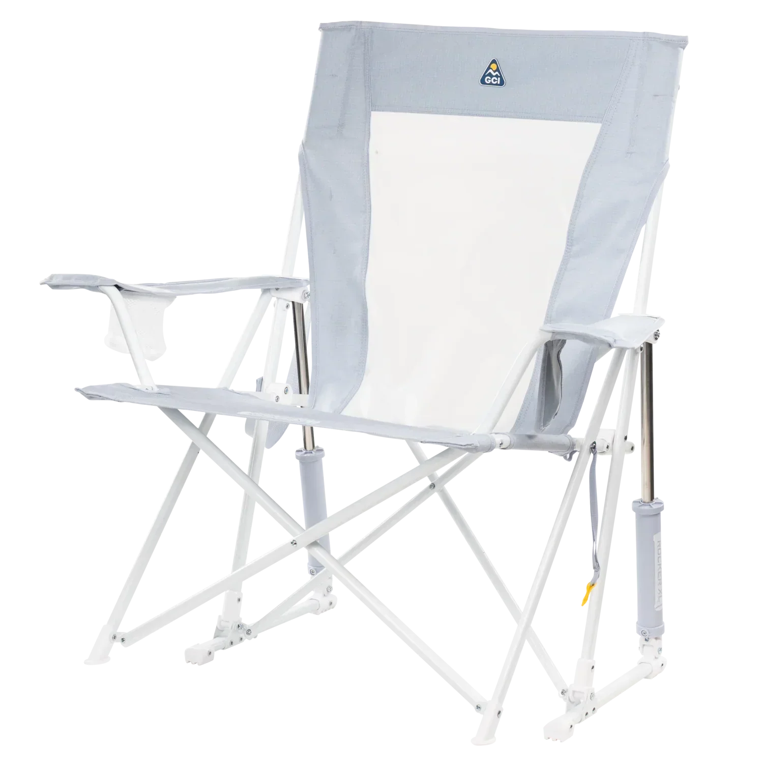 Smooth Motion Comfort Pro Rocker XL - Choice 107 - Heavy-Duty Kickback Rocker with Beverage Holder Detail