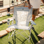 Smooth Motion Comfort Pro Rocker XL - Choice 107 - Heavy-Duty Kickback Rocker with Beverage Holder Detail