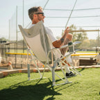 Smooth Motion Comfort Pro Rocker XL - Choice 107 - Heavy-Duty Kickback Rocker with Beverage Holder Detail