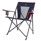 Space-Saving Pico Comfort Quad Chair - Choice 989 - Premium Slim-Fold Compact Chair with Messenger Bag Detail