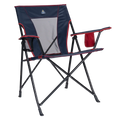 Space-Saving Pico Comfort Quad Chair - Choice 989 - Premium Slim-Fold Compact Chair with Messenger Bag - Indigo/Red
