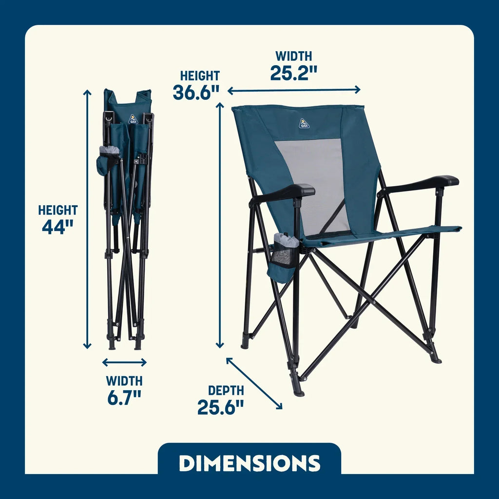 Lightweight Messenger Eazy Chair - Choice 976 - Premium Slim-Fold Compact Chair with Messenger Bag Detail