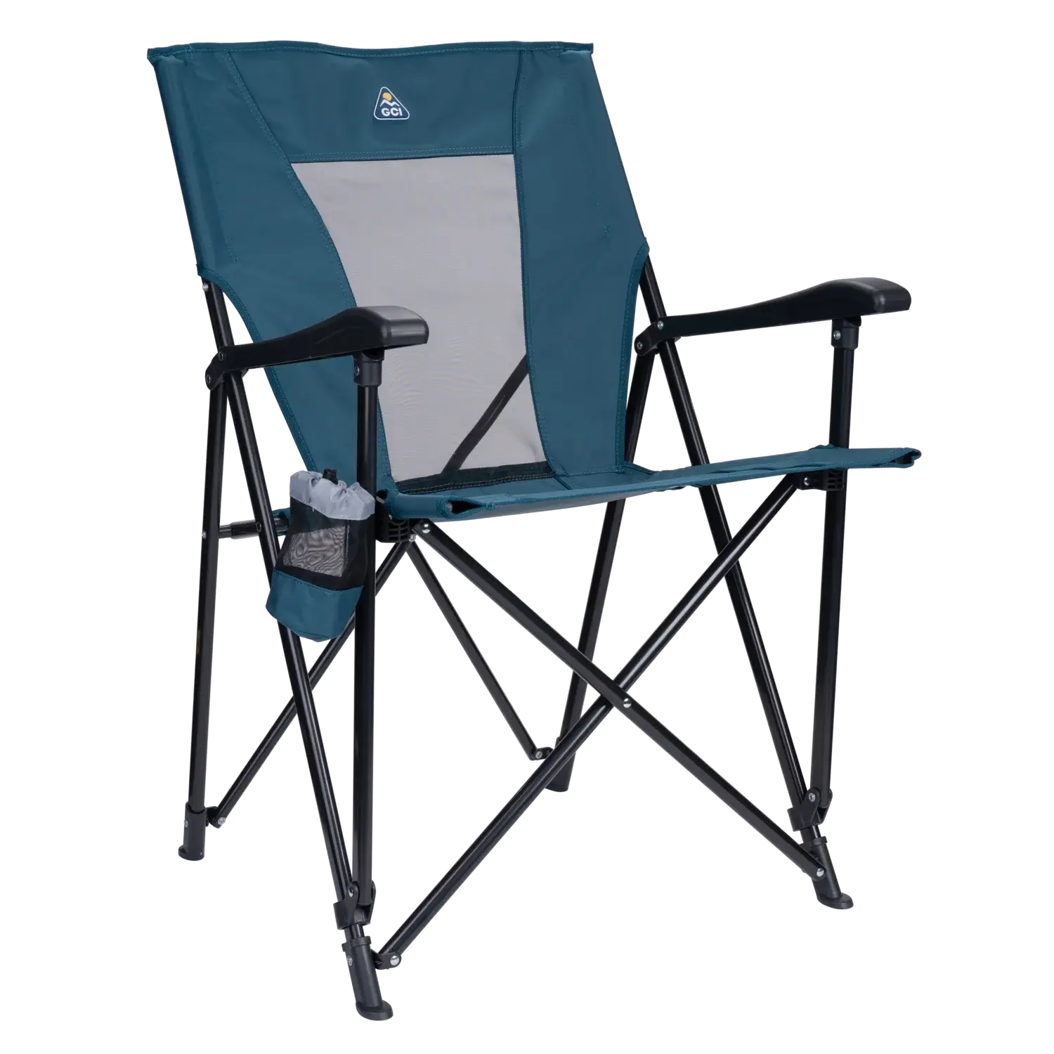 Lightweight Messenger Eazy Chair - Choice 976 - Premium Slim-Fold Compact Chair with Messenger Bag - Teal