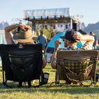 Sand-Friendly Everywhere Chair 2 - Choice 656 - Multi-Position Outdoor Beach Chair with Pillow Detail