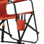 Luxury Camp Freestyle Rocker - Pumpkin Spice - Choice 373 - RoadTrip Rocker Smooth Motion Camp Chair Detail