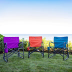 Luxury Camp Freestyle Rocker - Pumpkin Spice - Choice 373 - RoadTrip Rocker Smooth Motion Camp Chair Detail