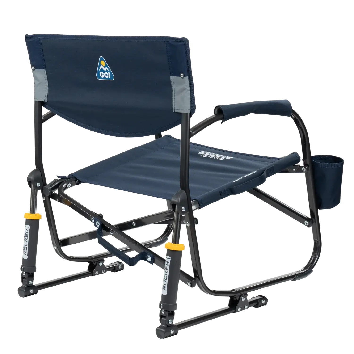 Luxury Camp Grab & Go Rocker - Choice 551 - Freestyle Rocker Portable Outdoor Folding Chair Detail