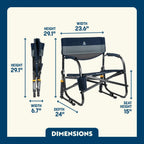 Luxury Camp Grab & Go Rocker - Choice 551 - Freestyle Rocker Portable Outdoor Folding Chair Detail