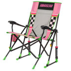 Premium All-Weather RoadTrip Rocker - NASCAR For Her - Choice 560 - Freestyle Rocker Portable Outdoor Folding Chair Detail
