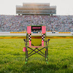 Premium All-Weather RoadTrip Rocker - NASCAR For Her - Choice 560 - Freestyle Rocker Portable Outdoor Folding Chair Detail
