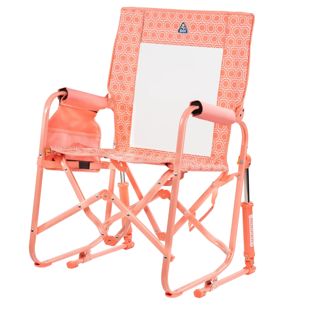 Luxury Camp Stowaway Rocker - Choice 794 - Freestyle Rocker Portable Outdoor Folding Chair Detail