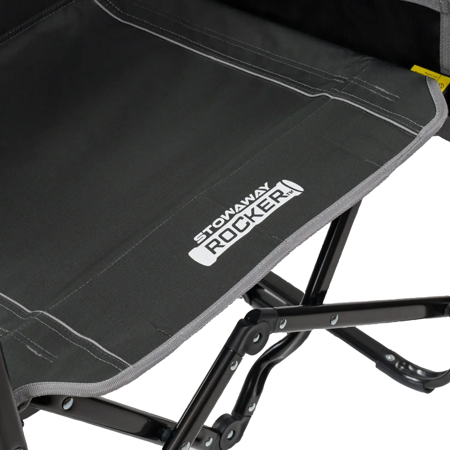 Premium All-Weather Stowaway Rocker with Side Table - Choice 253 - RoadTrip Rocker Smooth Motion Camp Chair Detail