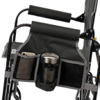 Premium All-Weather Stowaway Rocker with Side Table - Choice 253 - RoadTrip Rocker Smooth Motion Camp Chair Detail