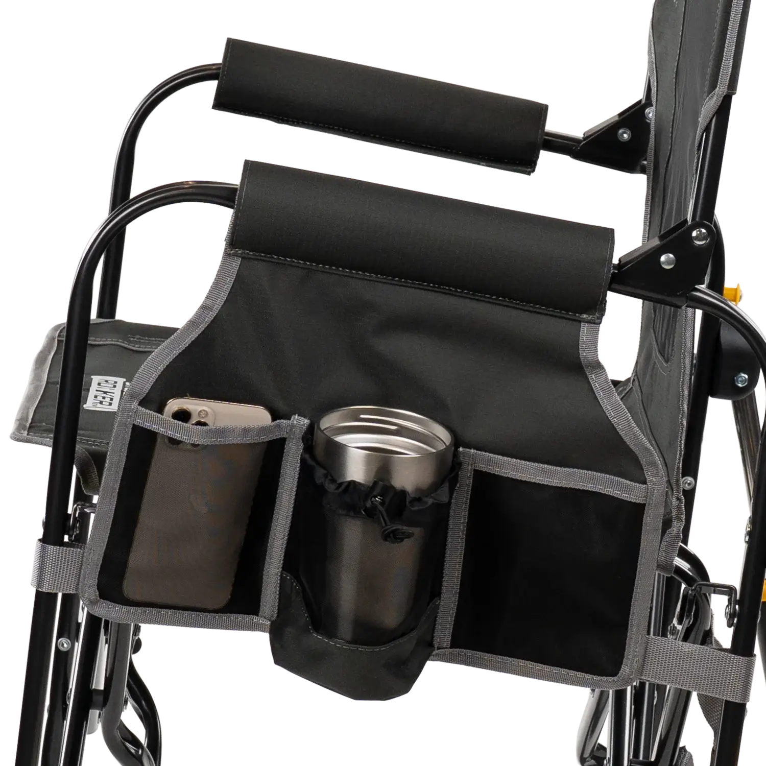 Premium All-Weather Stowaway Rocker with Side Table - Choice 253 - RoadTrip Rocker Smooth Motion Camp Chair Detail