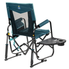 Premium All-Weather Stowaway Rocker with Side Table - Choice 253 - RoadTrip Rocker Smooth Motion Camp Chair Detail