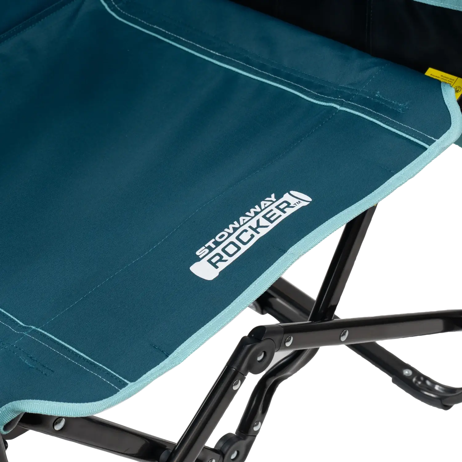 Premium All-Weather Stowaway Rocker with Side Table - Choice 253 - RoadTrip Rocker Smooth Motion Camp Chair Detail