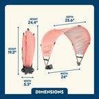 Heavy Duty SunShade Accessory - Choice 361 - Portable Beach Canopy with Adjustable Shade Angle Detail