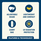 Instant Pop-Up SunShade Accessory - NASCAR - Choice 704 - Instant Sunshade Umbrella for Tailgating Detail