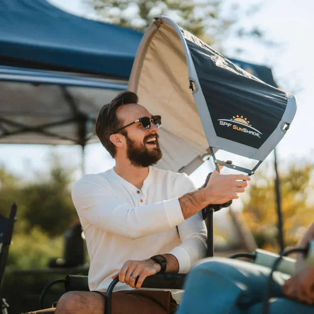 Heavy Duty SunShade Accessory - Choice 361 - Portable Beach Canopy with Adjustable Shade Angle Detail